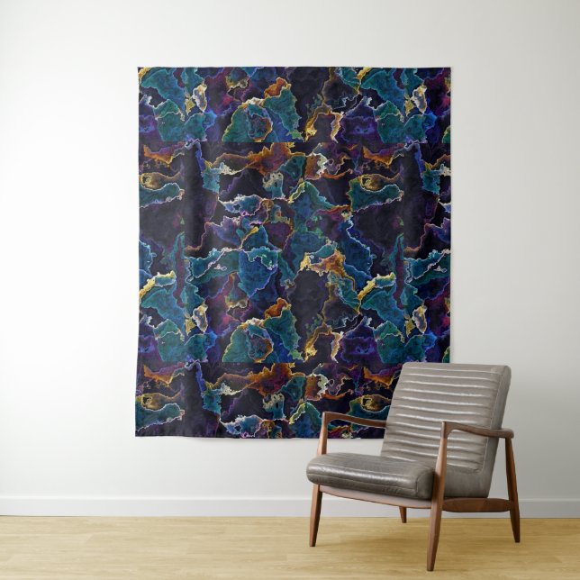 Oil Slick  Tapestry (In Situ)