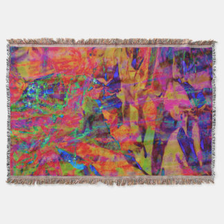 Oil Slick Throw Blanket