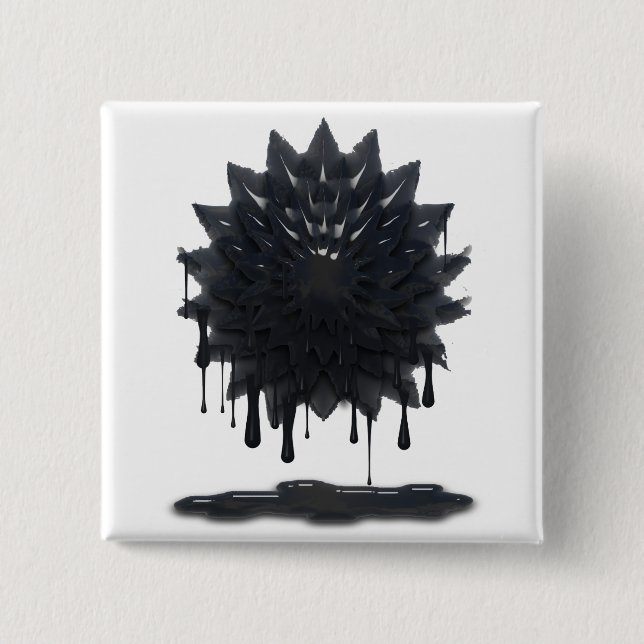 Oil Spill 15 Cm Square Badge (Front)