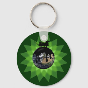 Oil Spill Keychain