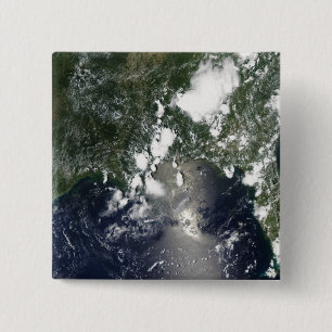 Oil spreads northeast 15 cm square badge