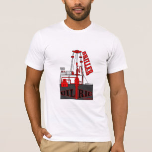 Oil Well Driller,Drilling Rig T-Shirt,Oil Field, T-Shirt