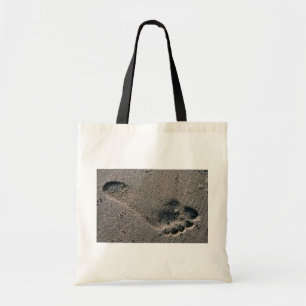 Oiled Foot Print Tote Bag