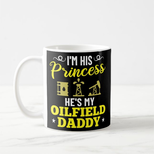 Oilfield Dad Worker Oil Rig Drilling Derrickhand Coffee Mug (Left)