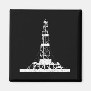 Oilfield Driller Drilling Rig Magnet