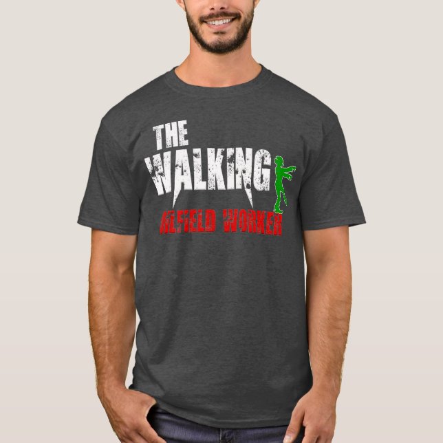 Oilfield Driller gift Rig Worker funny Halloween T-Shirt (Front)