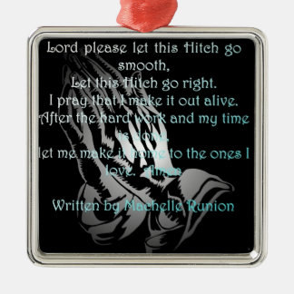 Oilfield Prayer Runion Metal Ornament