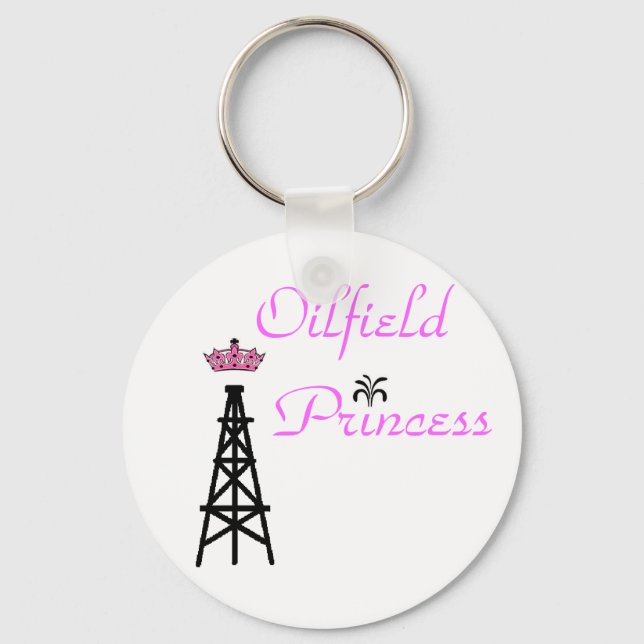 Oilfield Princess key chain (Front)