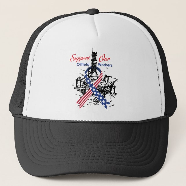 oilfield_support trucker hat (Front)