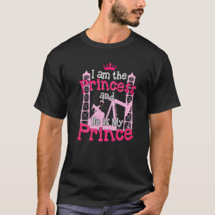 Oilfield Worker Wife Princess Marriage Oil Well T-Shirt