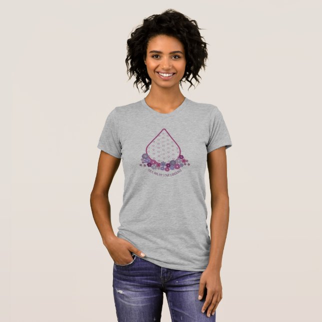 Oils are my Love Language t-shirt (pink) (Front Full)