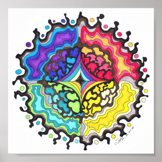 OilslickMandala Poster (Front)