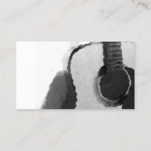 Oily Guitar Fleece Blanket Business Card