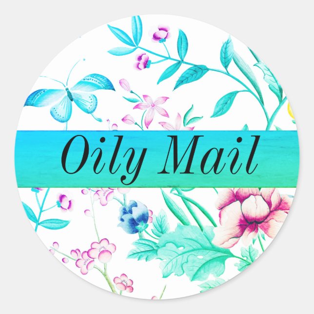 Oily Mail essential oils envelope seal (Front)