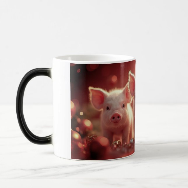 Oink If You Love Me Magic Mug (Left)