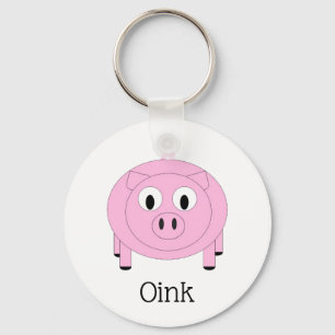 'Oink' Little Pig Keychain