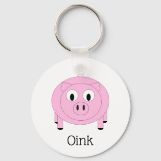 'Oink' Little Pig Keychain