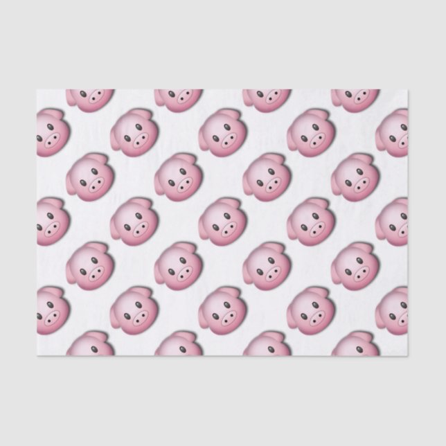 Oink Oink Cute Pig Tissue Paper (Front)