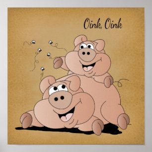 Oink, Oink Little Pig 🐷 Poster