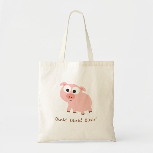 Oink! Oink! Oink! Tote Bag (Front)