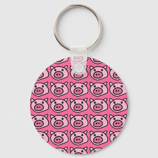 oink . pigs key ring (Front)