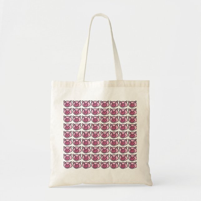 oink . pigs tote bag (Front)