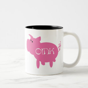 Oink Pink Pig Mug