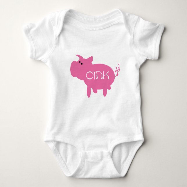 Oink Pink Pig Tshirts and Gifts (Front)