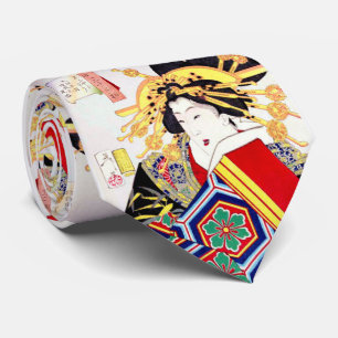 “ Oiran ” by Tsukioka Yoshitoshi Tie