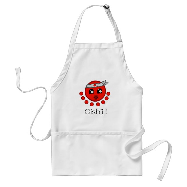 Oishii Super Tako Apron (Delicious Octopus) (Front)