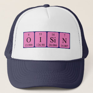 Oisin periodic table name hat