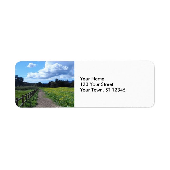Ojai Meadows Return Address Label (Front)