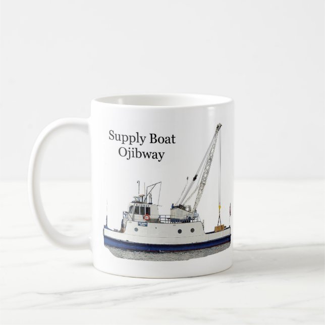 Ojibway supply boat mug (Left)