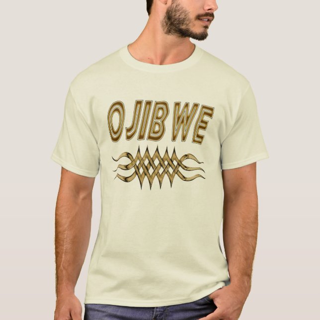 Ojibwe Adult Basic T-shirt (Front)