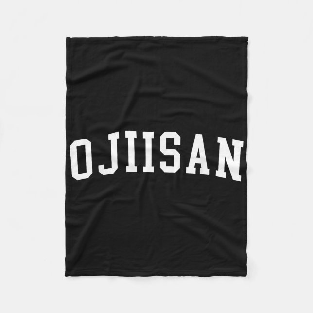 Ojiisan _2  fleece blanket (Front)