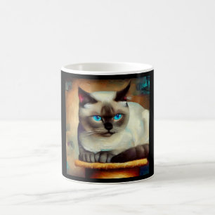 Ojos Azules Cat  Coffee Mug