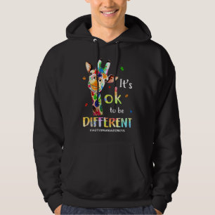Ok Awareness Kid Acceptance Different To Be Women Hoodie
