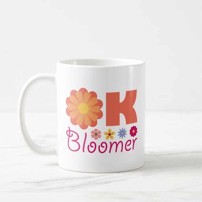 Ok Bloomer Coffee Mug (Left)