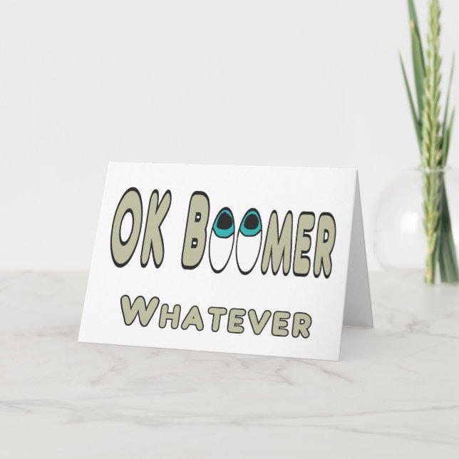 OK Boomer Card (Front)