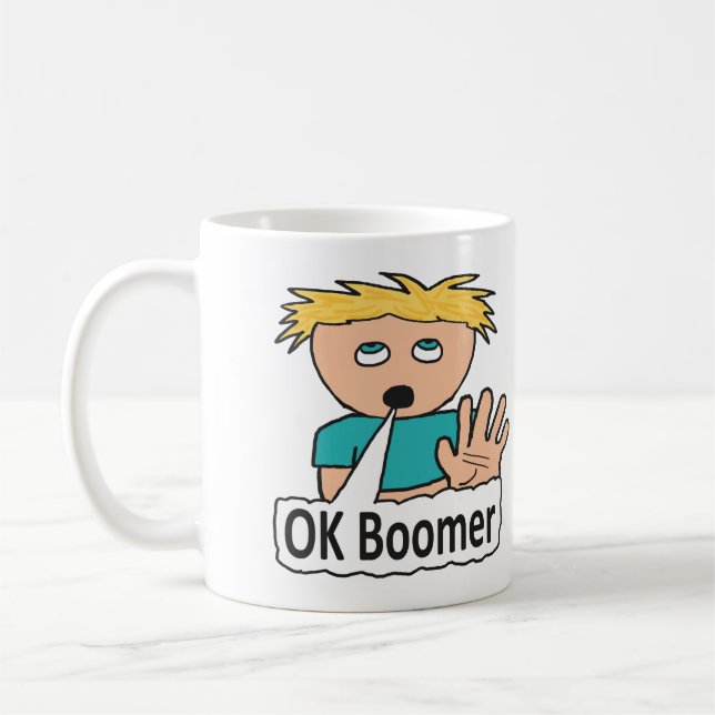 OK Boomer Coffee Mug (Left)