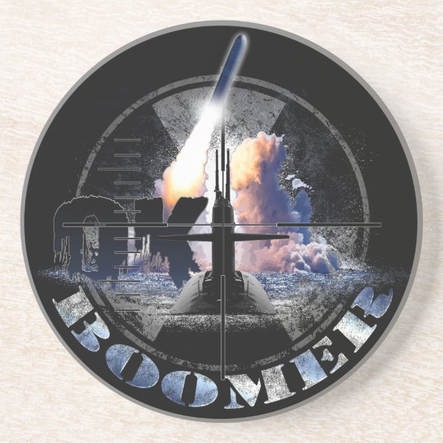OK BOOMER US Navy Nuclear Sub Force Coaster (Front)