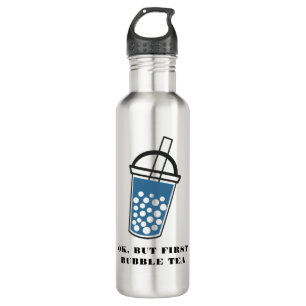 Ok But First Bubble Tea Custom 710 Ml Water Bottle