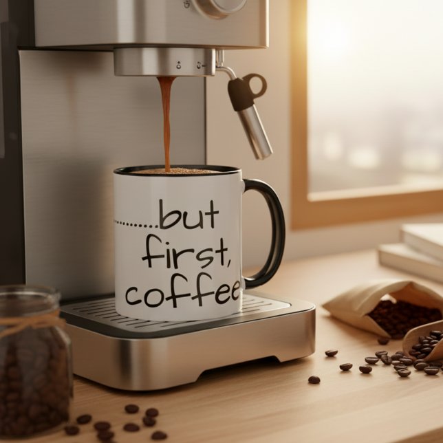 OK But First Coffee Mug | Funny Saying For Work (OK... but first coffee mug1 Great gift for a coffee lover.)
