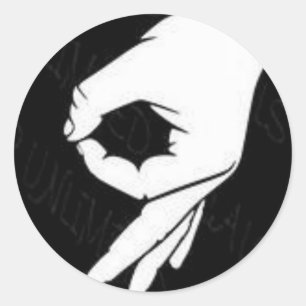 ok emoji meme classic round sticker