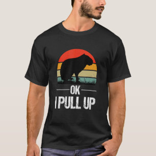Ok I Pull Up Capybara Retro Vintage Ok I Pull Up C T-Shirt