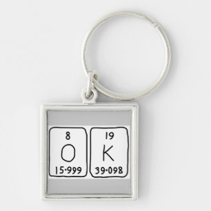 OK periodic table word keyring