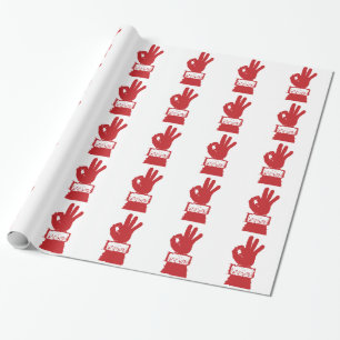 ok Santa Wrapping Paper