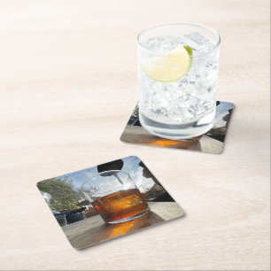 ok  square paper coaster