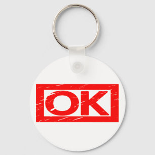 OK Stamp Key Ring