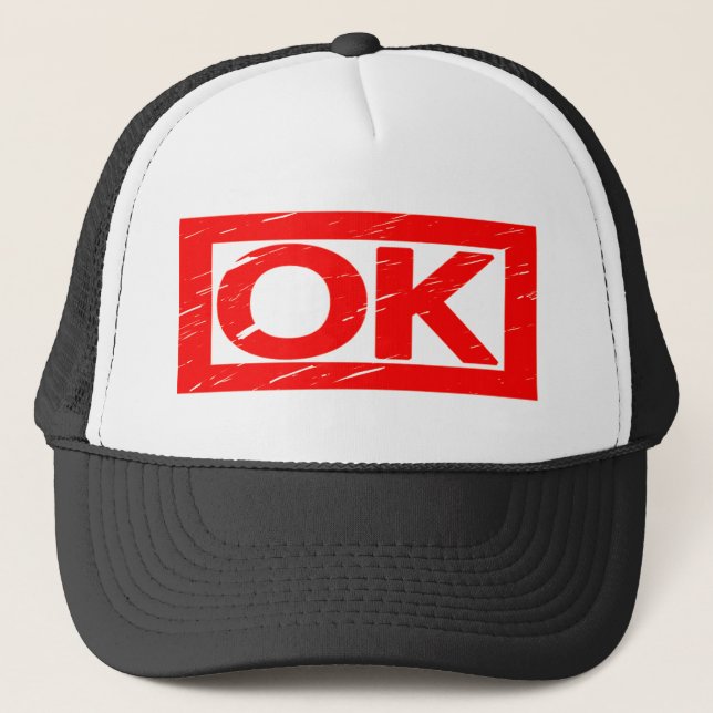 OK Stamp Trucker Hat (Front)